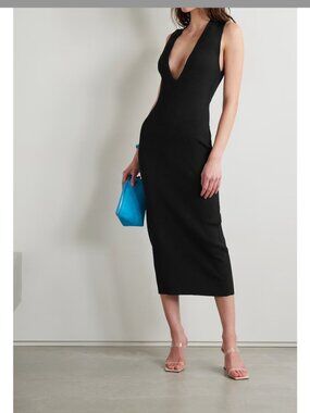 NWT GAUGE81 Casar ribbed-knit midi dress, size M